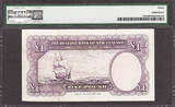 Pound 1956-60 New Zealand One  Sign. Fleming ND Pick-159c Very Fine PMG 30