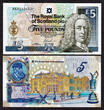5 Pounds Scotland 10 CONSECUTIVE  250th GOLF Anniversary Commemorative P-363 UNC