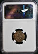 2 Maravedis 1831 Spain SEGOVIA  NGC graded MS-62 BN POP-1 (Total 2 Graded)