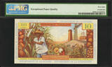 10 Francs 1964 French Antilles  ND Pick-8b SUPERB GEM UNC PMG 68 EPQ