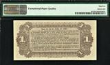 Peso 1891 Argentina One  Pick-S615 GEM UNC PMG 65 EPQ **ONLY FINEST KNOWN**