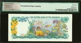 One Dollar 1974 Bahamas  QEII Pick-35a GEM UNC PMG 65 EPQ