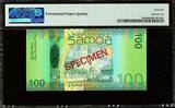 100 Tala 2017 Samoa  ND Commemorative SPECIMEN Pick-44bs GEM UNC PMG 66 EPQ