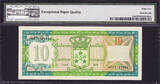 10 Gulden 1979 Netherlands Antilles  Pick-16a GEM UNC PMG 65 EPQ