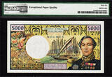 South Pacific 5000 Francs 1971 New Caledonia  ND Pick-65a GEM UNC PMG 66 EPQ