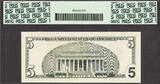 USA 2003 (A) $5 Fr# 1991-F RADAR & ROTATOR Serial 80800808 GEM UNC PCGS 66 PPQ