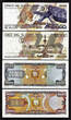 50000 Sucres 1999 Ecuador Set 4 PCS 5000, 10000, 20000 P-127, 128, 129, 130 UNC