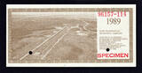 Canada 1989 Local Currency Manitoulin 3 Dollar Scrip SPECIMEN UNC