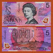 1995 Australia Polymer 5 Consecutive $5 Pick-51a Fraser/Evans UNC