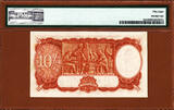 10 Shillings 1949 Australia  Coombs/Watt Pick- 25c PMG 58 Ch Abt UNC