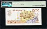 1000 Francs 1985 Luxembourg  ND Pick-59a GEM UNC PMG 66 EPQ