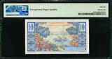 10 Francs 1947 French Equatorial Africa  ND Pick-21 GEM UNC PMG 66 EPQ