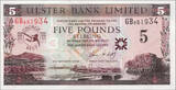 5 Pounds 2006 Ireland Ulster Bank Commemorative George Best  with FOLDER Gem UNC