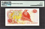 5 Dollars 1967-68 New Zealand  ND Fleming Prefix- 010 P-165a GEM UNC PMG 66 EPQ