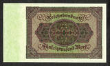 50,000 Mark 1922 Germany  Fancy Serial # 01513333 Pick-80 UNC