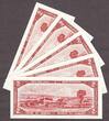 Canada $2 x 5 Consecutive QEII Prefix J/R BC-38b Pick-76b Original UNC