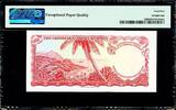 One Dollar 1965 East Caribbean States ND  Pick-13f GEM UNC PMG 65 EPQ