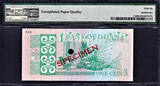 1979 Ghana One Cedi SPECIMEN AA0000000 Pick-17s GEM UNC PMG 66 EPQ