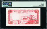 Pound 1965-70 Gambia One  ND Pick-2a Choice UNC PMG 64