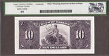 1935 A Canada $10 SPECIMEN ENGLISH BC-7S Pick-44S CH UNC LCG 64