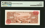 10 Pesos 1961 Mexico  SPECIMEN Pick-58is GEM UNC PMG 66 EPQ