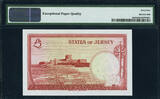 UK (Great Britain) 5 Pounds 1963 Jersey  ND QEII Pick-9b GEM UNC PMG 65 EPQ
