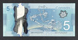 2013 Canada Polymer $5 RADAR Number (HCY) 7454547 BC-69c Pick-106c GEM UNC