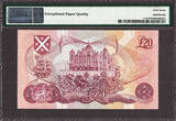 20 Pounds 1987 Scotland  6th Jan Pick-114e SUPERB GEM UNC PMG 67 EPQ TOP GRADE !