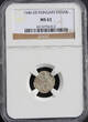 Denar 1546 KB Hungary  NGC Graded MS 62 Rare