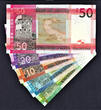 UK (Great Britain) 50 Pound Jersey 1, 5, 10, 20 2010 MATCHING LOW # 000711 GEM UNC PMG 64 - 67 EPQ