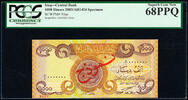 Iraq 1000 Dinars Iraq AH1424 SPECIMEN No. 0066 Pick-93as SUP GEM UNC PCGS 68 PPQ -
