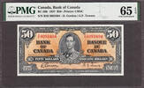 Canada 50 Dollars Canada Gordon-Towers BC-26b GEM UNC PMG 65 EPQ -