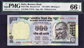 India 500 Rupees India ND Pick-92b GEM UNC PMG 66 EPQ -