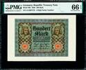 Germany 100 Mark Germany Pick-69b GEM UNC PMG 66 EPQ -