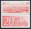 Canada Canada Local Currency TORONTO Dollars $20 UNC -