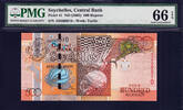 Seychelles 500 Rupees Seychelles ND LOW Serial 000010 Pick-41 GEM UNC PMG 66 EPQ -
