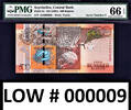 Seychelles 500 Rupees Seychelles ND LOW Serial 000009 Pick-41 GEM UNC PMG 66 EPQ -
