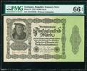 Germany 50,000 Mark Germany Pick-79 GEM UNC PMG 66 EPQ -
