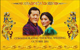 Bhutan Bhutan 2011 Royal Wedding Commemorative 100 Ngultrum P-35 W/Folder UNC -