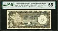  25 Gulden Netherlands Antilles   Pick-3a About UNC PMG 55