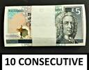 UK (Great Britain) Scotland 10 CONSECUTIVE   Polymer COMMEMORATIVE - RYDER CUP GEM UNC 5 Pounds 2014 unz