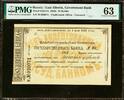 Russia Russia - East Siberia 10 Rublei 1920's Pick-S1255A CH UNC PMG 63 ONLY GRADED ! -