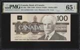Canada  Canada $100 Thiessen/Crow 1988 Ser# AJN-0211413 BC-60a P-99a GEM... 239.00 US$  +  14.99 US$ shipping