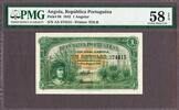 Angola  Angola One Angolar 1942 Pick-68 About UNC PMG 58 EPQ  259.99 US$  +  14.99 US$ shipping
