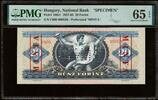 Hungary  Hungary 20 Forint 1969 MINTA / SPECIMEN Pick-169s1 GEM UNC PMG ... 399.00 US$  +  14.99 US$ shipping