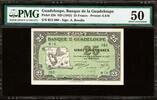 Guadeloupe  Guadeloupe 25 Francs ND (1942) Pick-22b About UNC PMG 50  850.00 US$  +  29.99 US$ shipping