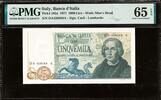 Italy  Italy 5000 Lire 1971 Pick-102a DA 428088 A GEM UNC PMG 65 EPQ  199.00 US$  +  14.99 US$ shipping