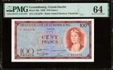 Luxembourg  Luxembourg 100 Francs 1956 Pick-50a CH UNC PMG 64  210.00 US$  +  14.99 US$ shipping