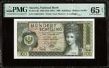 Austria  Austria 100 Schilling 1969 (ND 1981) Pick-146 GEM UNC PMG 65 EPQ  89.99 US$  +  14.99 US$ shipping