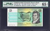 Australia $2 Coombs/Wilson ND (1966) Pick-38a GEM UNC PMG 65 EPQ -